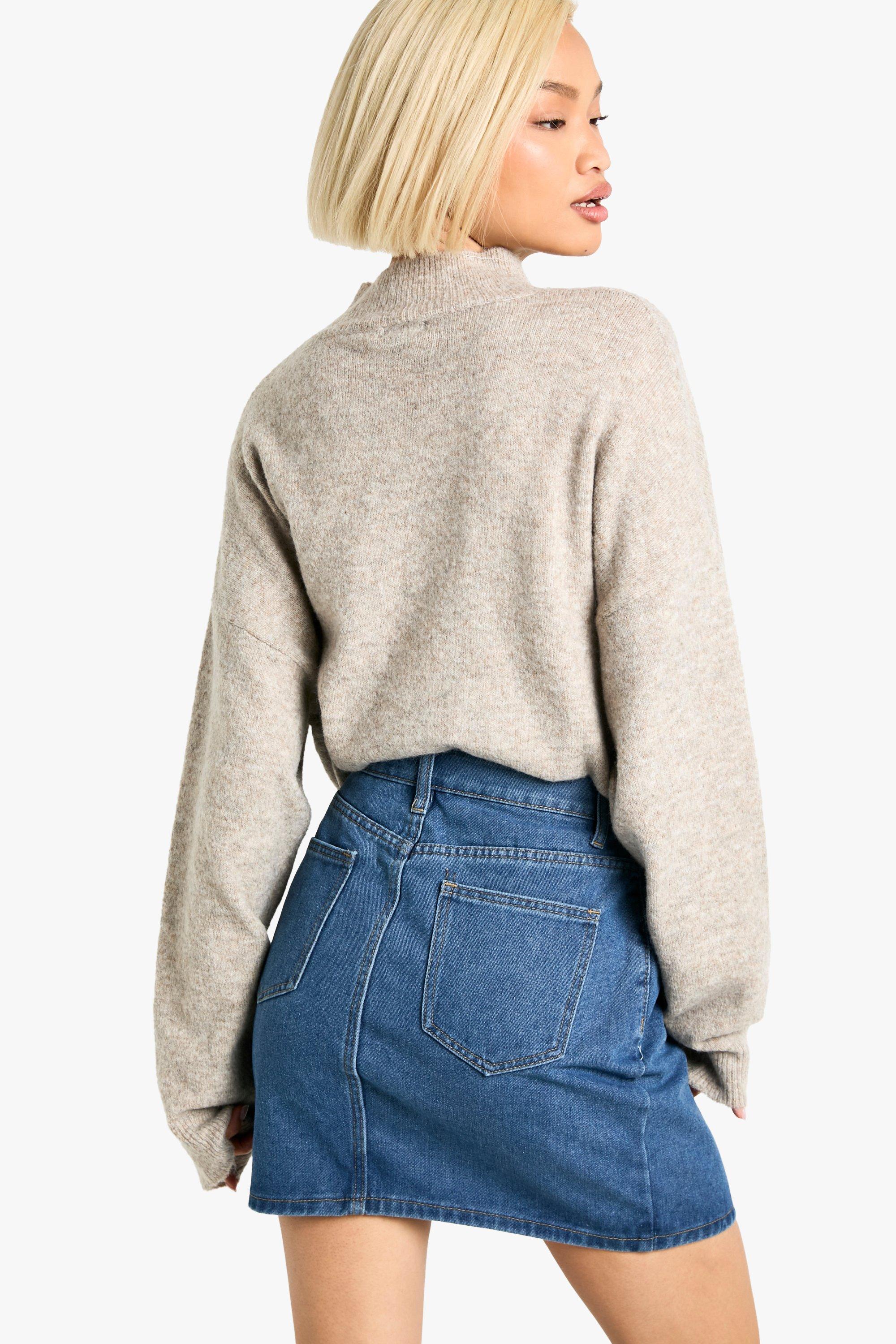 Denim shop skirt boohoo